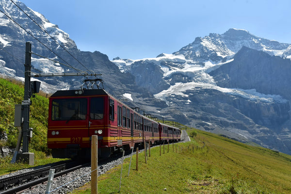 Milan: Bernina Red Train,  Swiss Alps & St Moritz Tour
